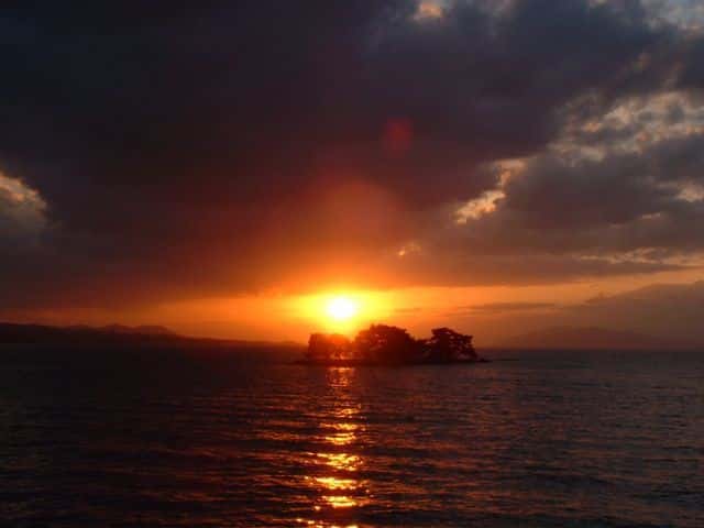 宍道湖の夕日